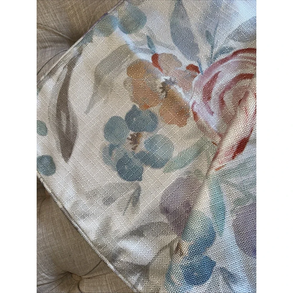Pier 1 Floral Throw Pillow 